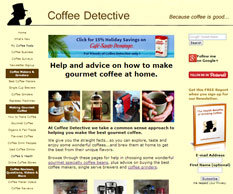 My money making website about coffee
