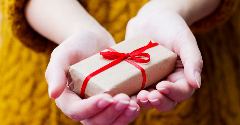 Web content as a gift