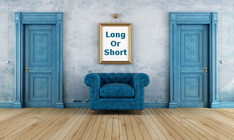 Choose between long form copywriting and short-form copywriting